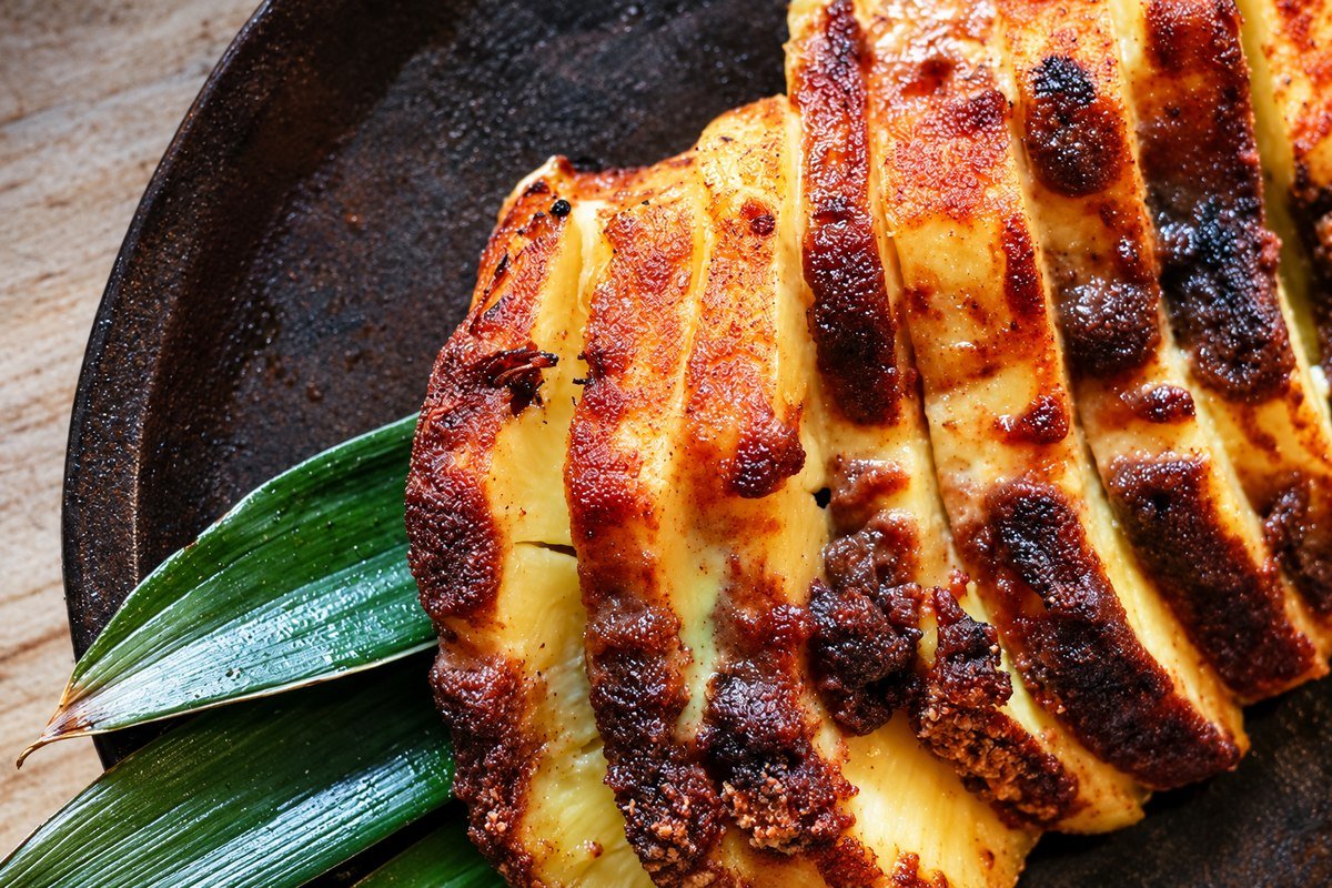 Piña al estilo rodizio